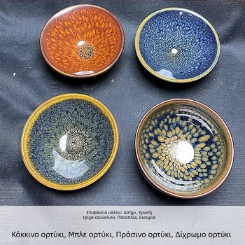 Κούπα Τσαγιού Jianzhan, κεραμική, χρώμα κάτω από γλάσο, μοντέρνος μινιμαλιστικός σχεδιασμός, συσκευασία δώρου