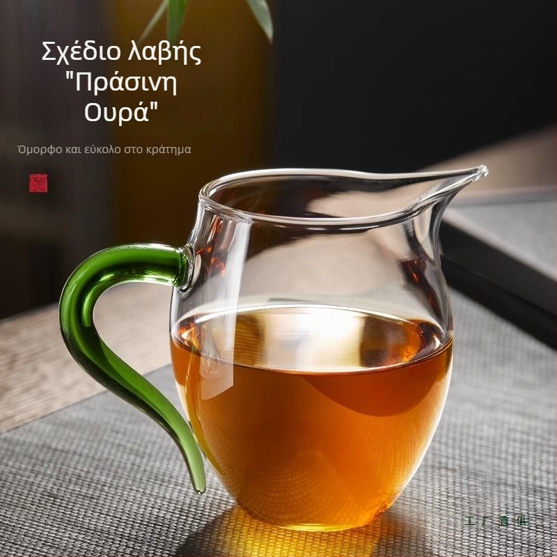 Γυάλινο σερβιριστικό κανάτα τσαγιού με ξύλινο χέρι, θερμοανθεκτικό Borosilicate, παχύτερο φίλτρο για τσάι, ιαπωνικού στυλ κανάτα τσαγιού και φίλτρο