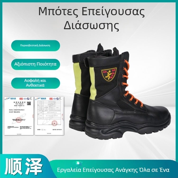 Πυροσβεστικά μποτάκια προστασίας για δασικούς πυροσβέστες – μποτάκια έκτακτης διάσωσης