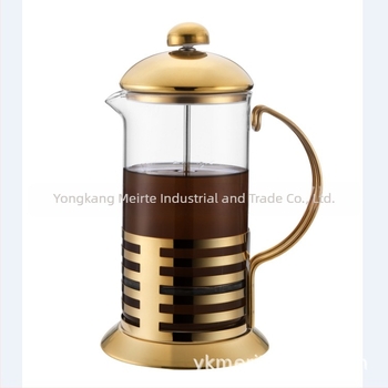 600ml Γυάλινη Γαλλική Πρέσα Καφέ, Χειροκίνητη Παρασκευή Καφέ, Φίλτρο Γάλακτος, Σετ Τσαγιού και Κούπες Καφέ
