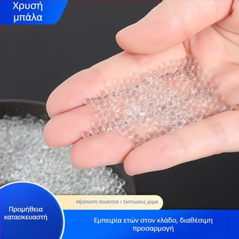 2 mm γυάλινα σφαιρίδια για ψεκασμό αρώματος, διαφανείς γυάλινοι μικροκόκκοι για υψηλής ακρίβειας καλλυντικά ακροφύσια
