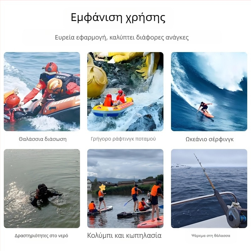 Πλωτό σκοινί διάσωσης για θαλάσσια διάσωση και σκάφη, ανακλαστικό, φορητό εξωτερικό σκοινί διάσωσης