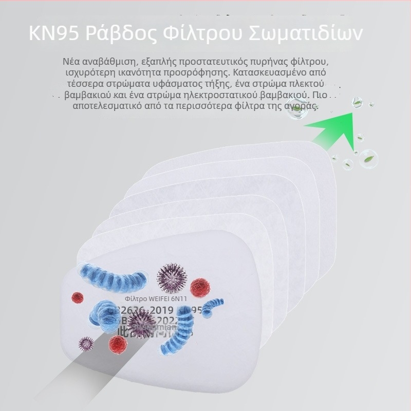 Μάσκα αερίων με φίλτρο 6011 για συγκόλληση, λιμάρισμα, χημικό ψεκασμό και προστασία από σκόνη και φυτοφάρμακα