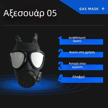 Σετ εξαρτημάτων μάσκας 05: σιλικονούχα εξαρτήματα προστασίας από τη σκόνη, ιμάντας κεφαλής, συνδετήρας βαλβίδας αναπνοής και ελαστική ζώνη