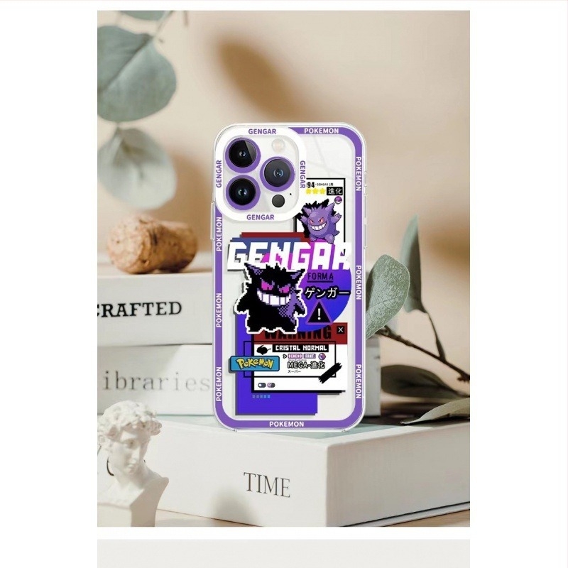 Gengar θήκη TPU προστασίας από τη σειρά καρτούν για iPhone 13, 12, 11 Pro Max και XR