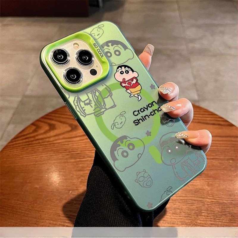 IMD μαγνητική θήκη iPhone, ασημένιο χρώμα, premium TPU περίβλημα με κοψίματα
