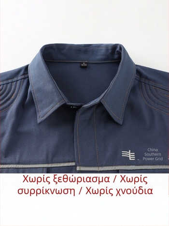 Σετ επαγγελματικού ρουχισμού για ηλεκτρολόγους: βαμβακερά ρούχα για συγκόλληση, ανθεκτικά και μακροχρόνια, για άνοιξη και φθινόπωρο
