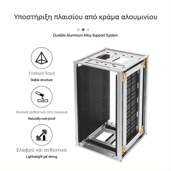 Αντιστατικό SMT ράφι με αυτόματη φόρτωση/εκφόρτωση, ανθεκτικό σε υψηλές θερμοκρασίες για PCB πλακέτες