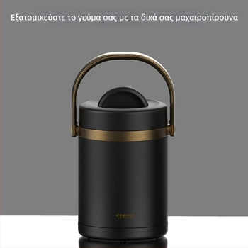 Διπλού επιπέδου θερμομονωτικό κουτί γεύματος από ανοξείδωτο χάλυβα 316, χωρητικότητα 2 L, φορητό για ταξίδια, εργασία και εξωτερικές χρήσεις