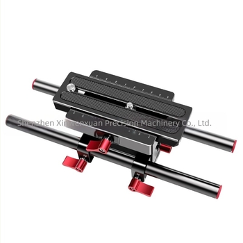Xin Wenxuan 8053 σετ DSLR 5D II με ράγα παν-tilt, βάση αγωγού, follow focus και προστατευτικό φωτισμού