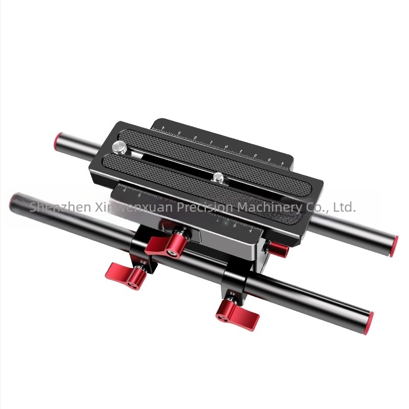 Xin Wenxuan 8053 σετ DSLR 5D II με ράγα παν-tilt, βάση αγωγού, follow focus και προστατευτικό φωτισμού