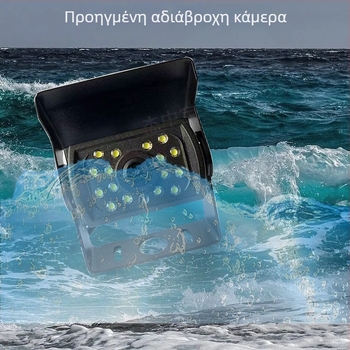 Κάμερα οπισθοπορείας αυτοκινήτου με LED λευκό φως, Full-Color HD για θεριστικό, φορτηγό και λεωφορείο, 12V-24V
