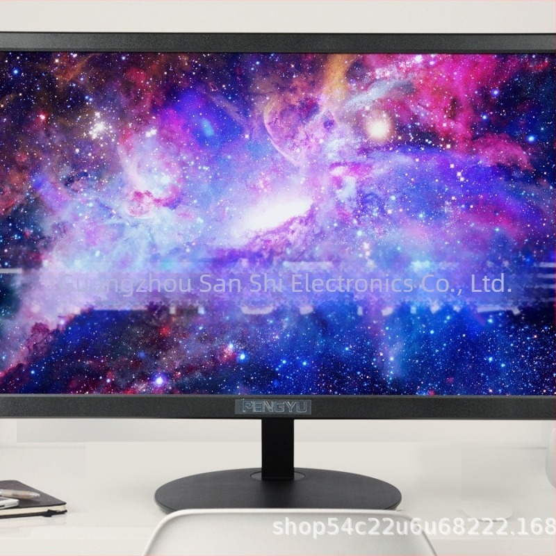 24 ιντσών HDMI οθόνη υπολογιστή, επιτραπέζιο LCD, 1080p, 16:9, θύρες USB/HDMI/VGA και ήχος.