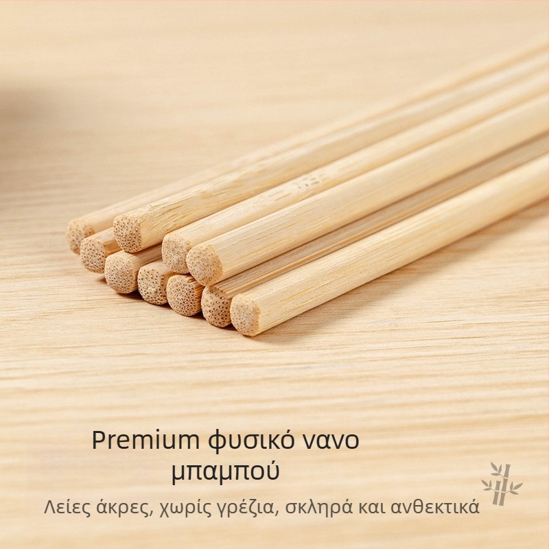 Μίας χρήσης chopsticks από μπαμπού, υγιεινά και αντιολισθητικά, ατομικά συσκευασμένα, 20 ζεύγη, υλικό τροφίμων, ανθεκτικά στη μούχλα