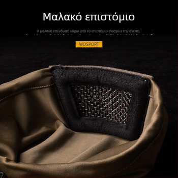 Wosport Μάσκα ανέμου και σκόνης για ποδηλασία και πεζοπορία, ελαστικό ύφασμα, μαλακή επένδυση, μισοπρόσωπη μάσκα