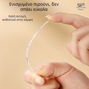 Πιρούνι φρούτων μίας χρήσης, με παχύτερο, σκληρυμένο πλαστικό τροφίμων, διαφανές, κατάλληλο για mooncake και μπαστούνια κέικ