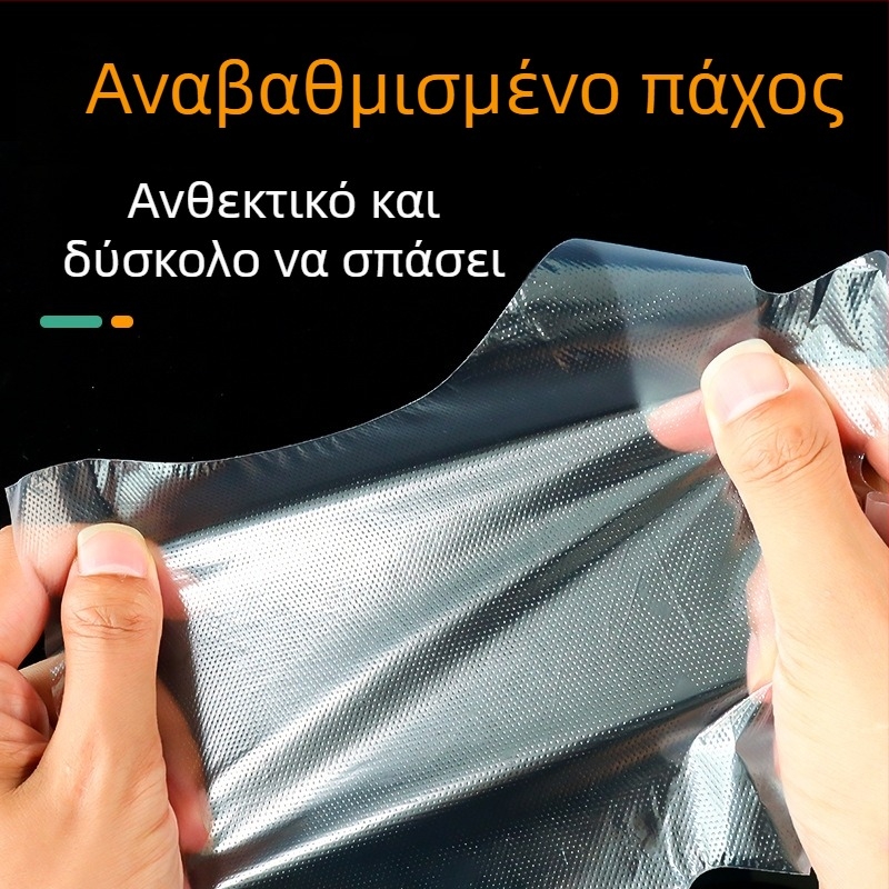 Διαφανείς γάντες μιας χρήσης από πολυαιθυλένιο, παχυσμένοι για ιατρικούς ελέγχους; κατάλληλοι για οικιακή χρήση, εστίαση, ομορφιά και κομμωτική.