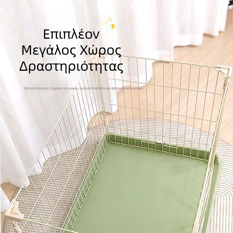 Μεταλλικό κλουβί σκύλων για μικρούς έως μεγάλους σκύλους, εσωτερική χρήση, αναπνεύσιμο, εύκολη συναρμολόγηση
