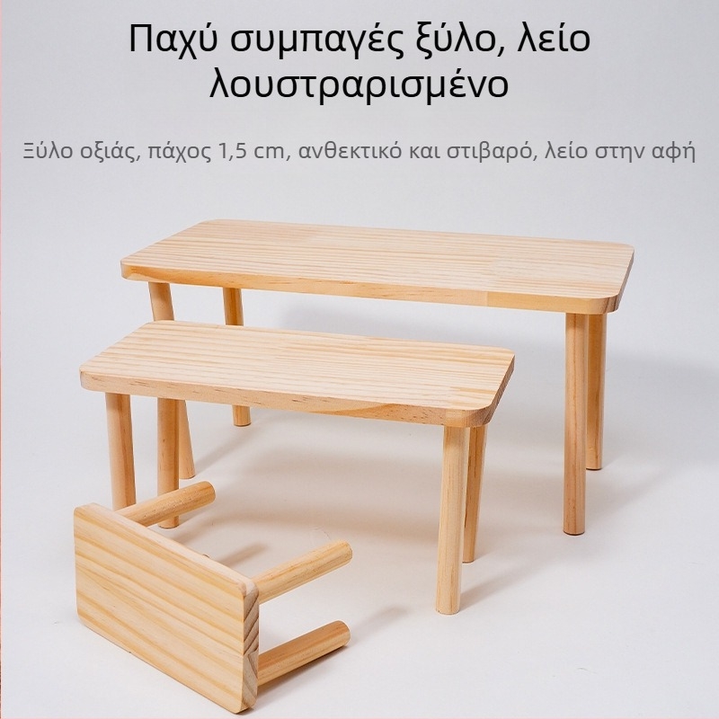 Ξύλινη πλατφόρμα για χάμστερ και τραπέζι — Πολυλειτουργικό, ανθεκτικό στο δάγκωμα παιχνίδι και διακόσμηση ενδιαιτήματος