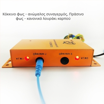 Διπλής θέσης μετρητής αντιστατικού βραχιολιού με σύστημα γείωσης και συναγερμό