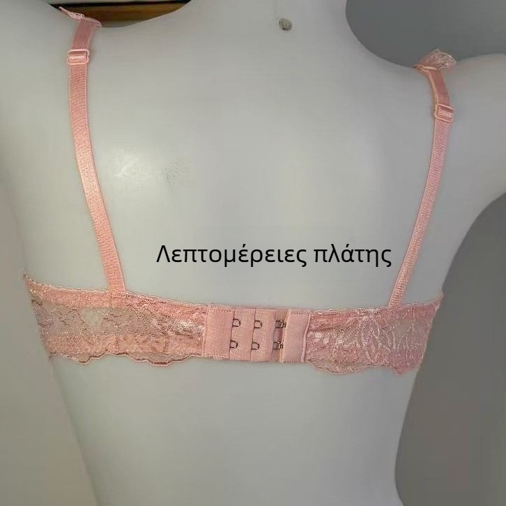 Σουτιέν σε στυλ πριγκίπισσας, δαντέλα σε μωβ, ροζ και μαύρο, με αφρώδη επένδυση, μεσαία κάλυψη και push-up