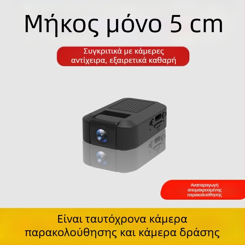 Κάμερα μεγέθους αντίχειρα με Wi‑Fi για απομακρυσμένη προβολή, φορητή οικιακή οθόνη παρακολούθησης 1080p