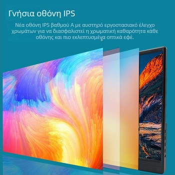15,6-ιντσών HDMI φορητή οθόνη για κινητά τηλέφωνα, υπολογιστές, φορητούς υπολογιστές, PS4 και Switch