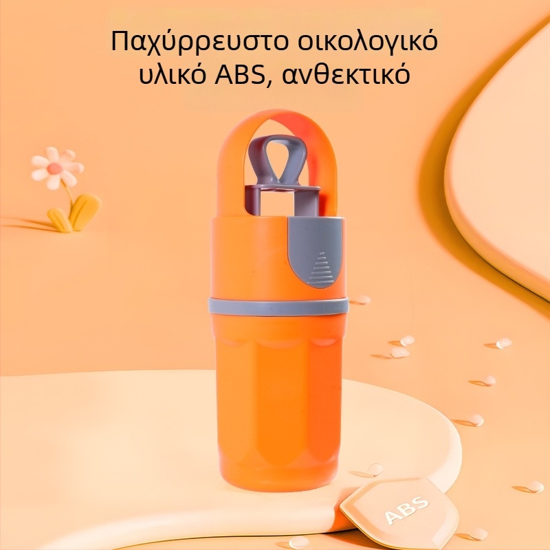 Φορητός συλλέκτης περιττωμάτων κατοικίδίων για εξωτερική χρήση, με ενσωματωμένη σακούλα απορριμμάτων και έξι δόντια