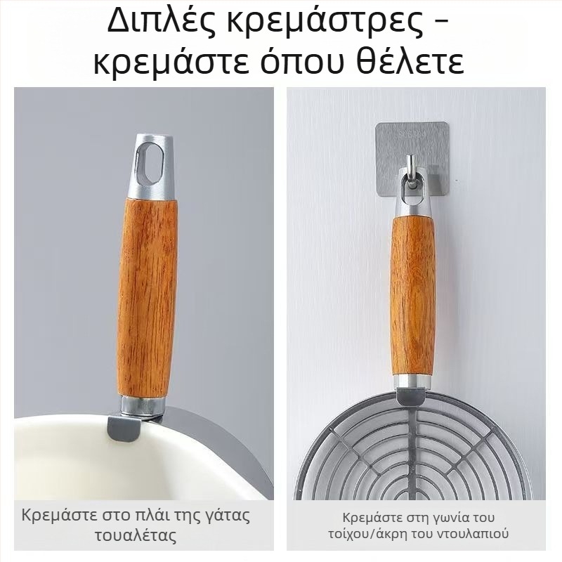 Μεγάλο κουτάλι γάτας για άμμο με λεπτές τρύπες, για μεικτό τόφου γατόχωμα, ανοξείδωτο ατσάλι και χάλυβα άνθρακα