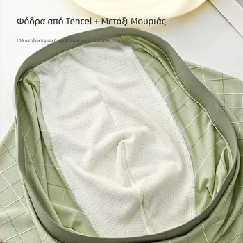 Ανδρικά εσώρουχα Lyocell, Ice Silk με Mulberry Silk, 10A, αντιβακτηριακά, υψηλής ποιότητας μποξέρ