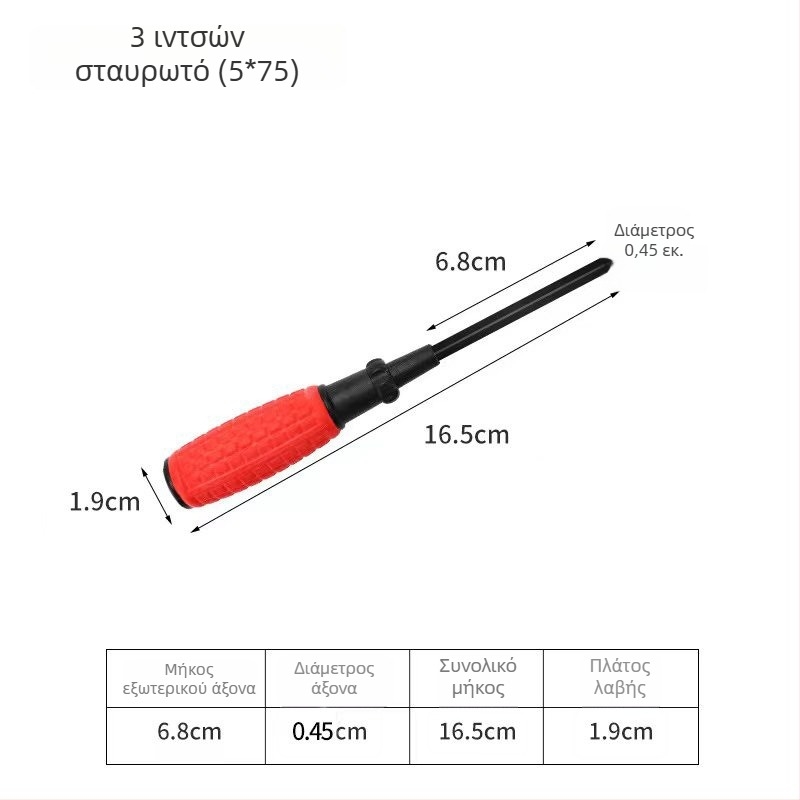 Μαγνητικά μίνι κατσαβίδια, σετ με κεφαλές Philips και ευθείας