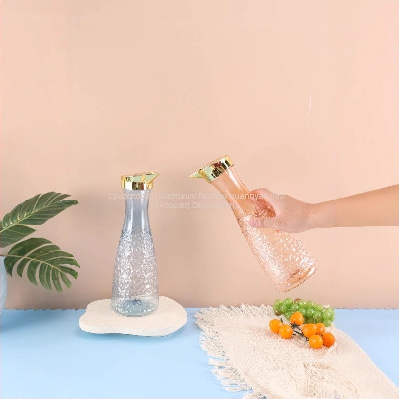 Κανά PET για κρύο νερό με μοτίβο παγετώνα, 1600 ml, κατάλληλη για χυμούς και ποτά