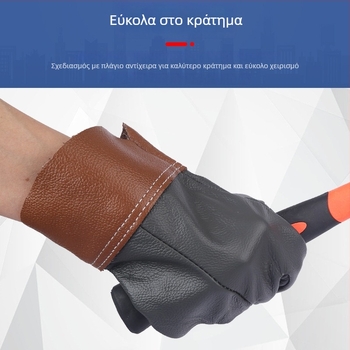 Γάντια συγκόλλησης από δέρμα αγελάδας – Προστατευτικά γάντια για ηλεκτρική συγκόλληση