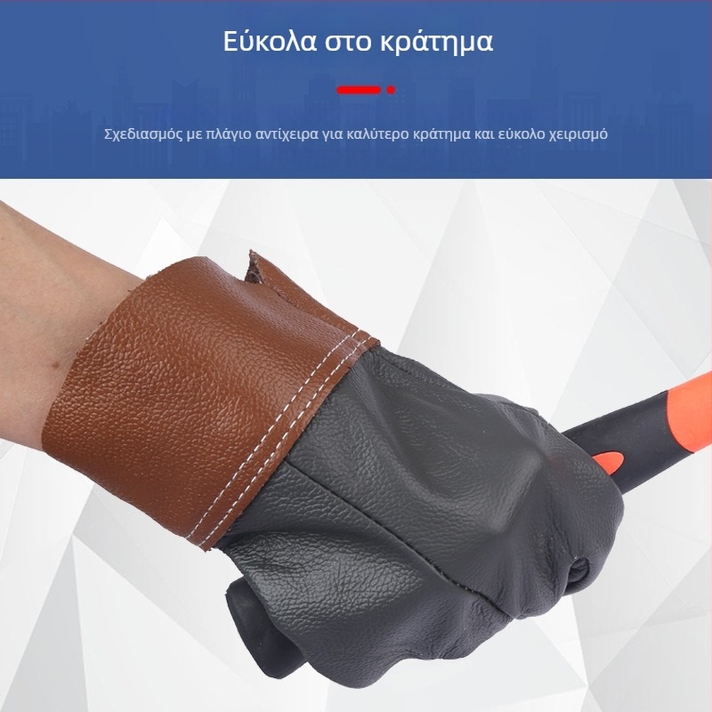 Γάντια συγκόλλησης από δέρμα αγελάδας – Προστατευτικά γάντια για ηλεκτρική συγκόλληση