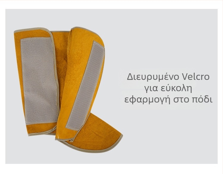 Προστατευτικός εξοπλισμός συγκόλλησης από μοσχαρίσιο δέρμα: φλογοανθεκτική, ανθεκτική στη φθορά ενδυμασία με δερμάτινη ποδιά για συγκόλληση