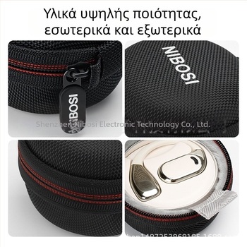Θήκη αποθήκευσης ακουστικών Nibbs για Bluetooth ακουστικά με αγωγή οστών, μοντέλο 2024, Βερολίνο