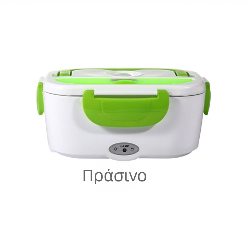Ηλεκτρική θήκη γευμάτων με χωρίς νερό θέρμανση, διατηρεί ζεστό, 60W, 110–220V, χωρητικότητα 1.3–1.5 L, πλαστικό περίβλημα, εσωτερικός δοχέας από 304 ανοξείδωτο χάλυβα, σε πρότυπα ΗΠΑ-ΕΕ, για 1–2 άτομα