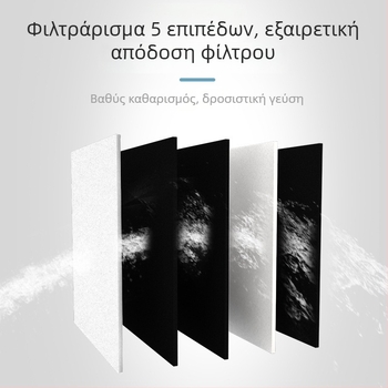 Στοιχείο φίλτρου νερού, 3-πορτών γρήγορη σύνδεση, πενταστάδιο υπερδιήθηση με ενσωματωμένο φίλτρο PP βαμβάκι