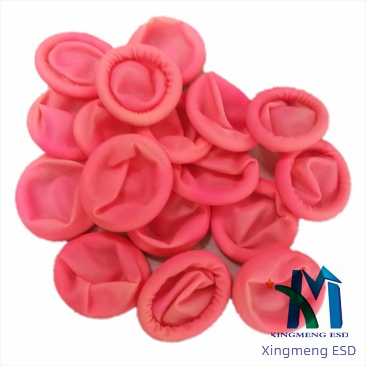 XINGMENG ESD λατέξ δακτυλική μανσέτα χωρίς σκόνη για καθαρά περιβάλλοντα, αντιστατική