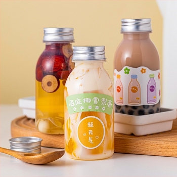 Μπουκάλι PP ανθεκτικό στη θερμοκρασία 250 ml για ποτά, κατάλληλο για τρόφιμα, μίας χρήσης