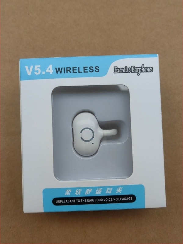 Ακουστικά σπορ με κλιπ Bluetooth 5.4, ημι-ενσωματωμένα στο αυτί, με σχέδιο C-Bridge, άνετα για μακροχρόνια χρήση, κλιπ στυλ, συμβατά με Android και iOS