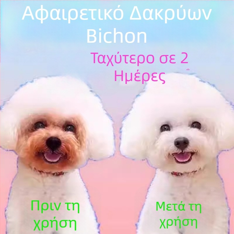 Υγρή λύση για τα σημάδια δακρύων σε σκύλους — σταγόνες ματιών και καθαριστικό ματιών