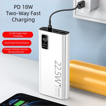 Power Bank με πιστοποίηση 3C PD διπλής κατεύθυνσης γρήγορης φόρτισης 20000mAh για κινητά και ταμπλέτες