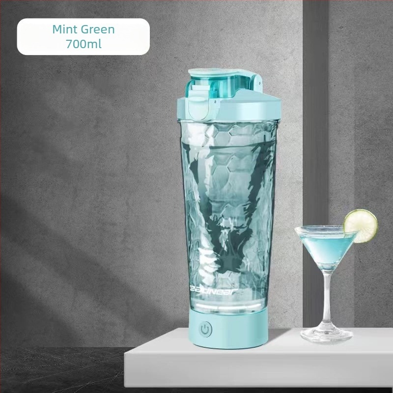 Ηλεκτρικό shaker μπουκάλι με μεγάλη χωρητικότητα, πολυλειτουργικό για καφέ και milkshake, ένα πάτημα για έναρξη