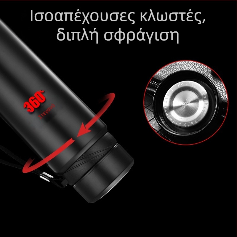 800 ml θερμός από ανοξείδωτο ατσάλι με μόνωση κενού, μεγάλης χωρητικότητας, φορητός για εξωτερικούς χώρους, κύπελλο τσαγιού με προσαρμογή λογότυπου
