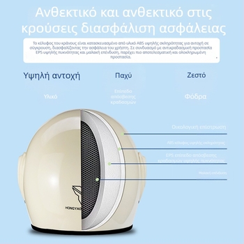Κράνος για ηλεκτρικά ποδήλατα, unisex, μισό κράνος, τεσσάρων εποχών, αντι-ομίχλη, διαπνέουσα, προστατευτικό