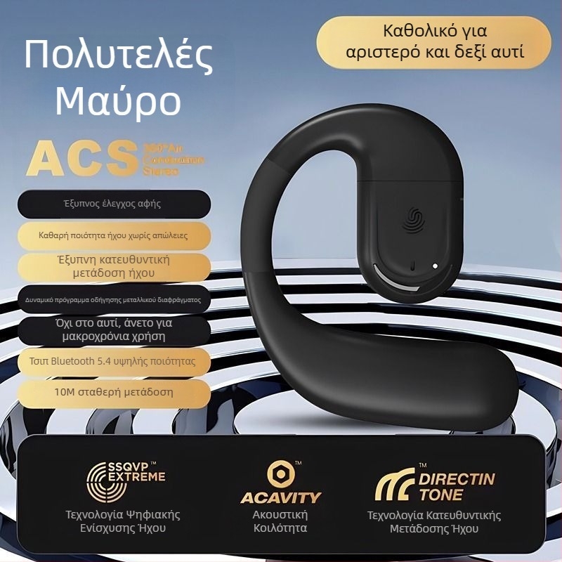 Nothing 2025 Ασύρματο Bluetooth Ακουστικό για Μία Ακουή, Αριστερά ή Δεξιά Φορά, Με Μεγάλη Διαρκεία Μπαταρίας, Ανοικτής Σχεδίασης, Μείωση Θορύβου