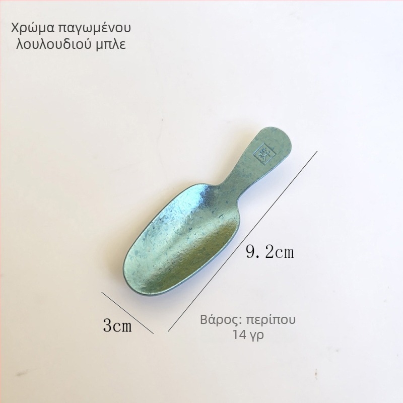 Κρυστάλλινο κουταλάκι τσαγιού από καθαρό τιτάνιο – κουταλάκι για φύλλα τσαγιού, γάλα σε σκόνη και καφέ, εξαρτήματα σετ τσαγιού