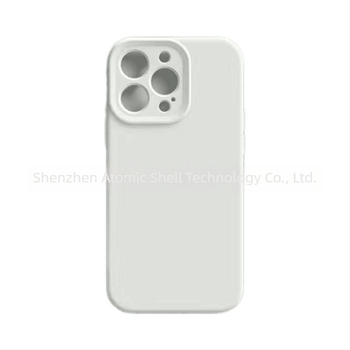 Θήκη τηλεφώνου από υγρή σιλικόνη για iPhone 16/17 με λογότυπο, πλήρης κάλυψη, μονόχρωμη, αίσθηση δέρματος