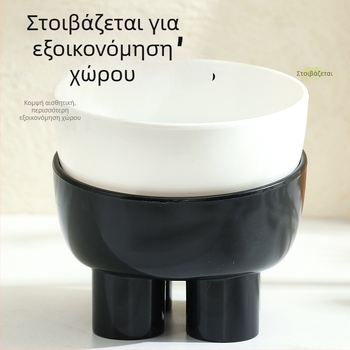 Κύπελλο φαγητού κατοικίδιων με αντιανατροπή, ευρύς στόμιο για πόσιμο νερό και φαγητό για γάτες και σκύλους, προστασία αυχένα